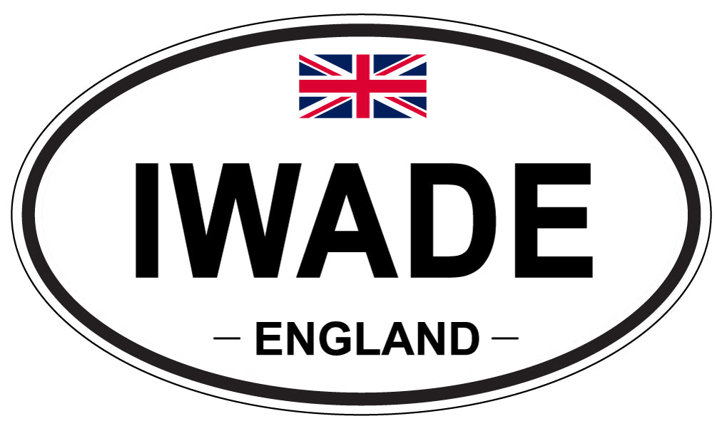 IWADE, England - Oval Magnet
