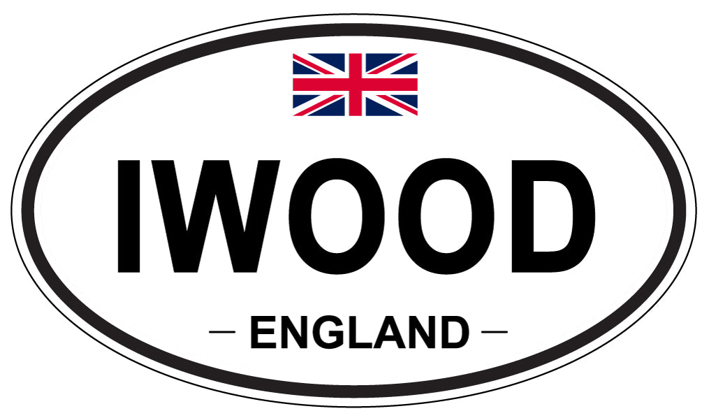 IWOOD, England - Oval Magnet