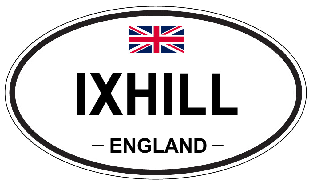 IXHILL, England - Oval Magnet
