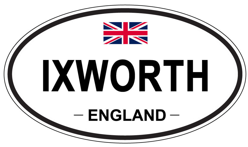 IXWORTH, England - Oval Magnet