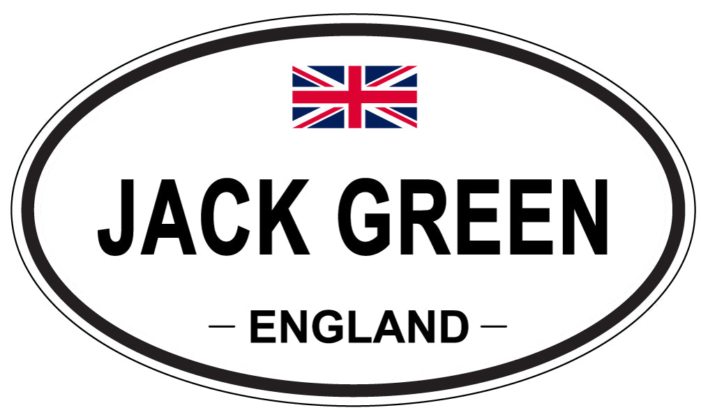 JACK GREEN, England - Oval Magnet