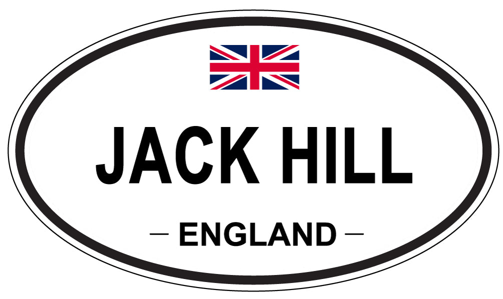 JACK HILL, England - Oval Magnet