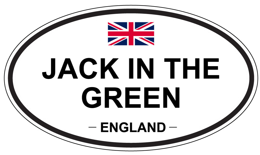 JACK IN THE GREEN, England - Oval Magnet
