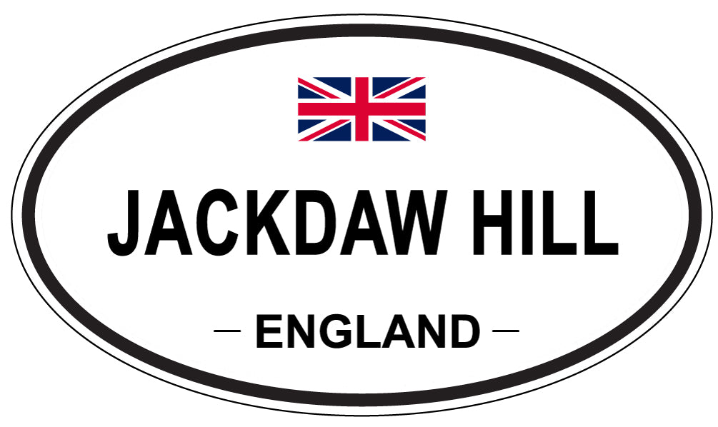 JACKDAW HILL, England - Oval Magnet