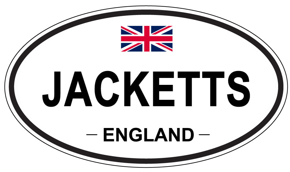 JACKETTS, England - Oval Magnet