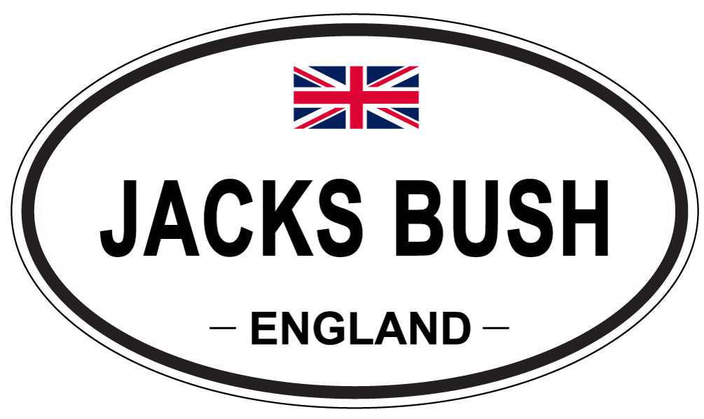JACKS BUSH, England - Oval Magnet