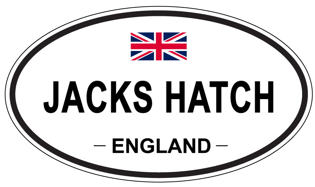 JACKS HATCH, England - Oval Magnet
