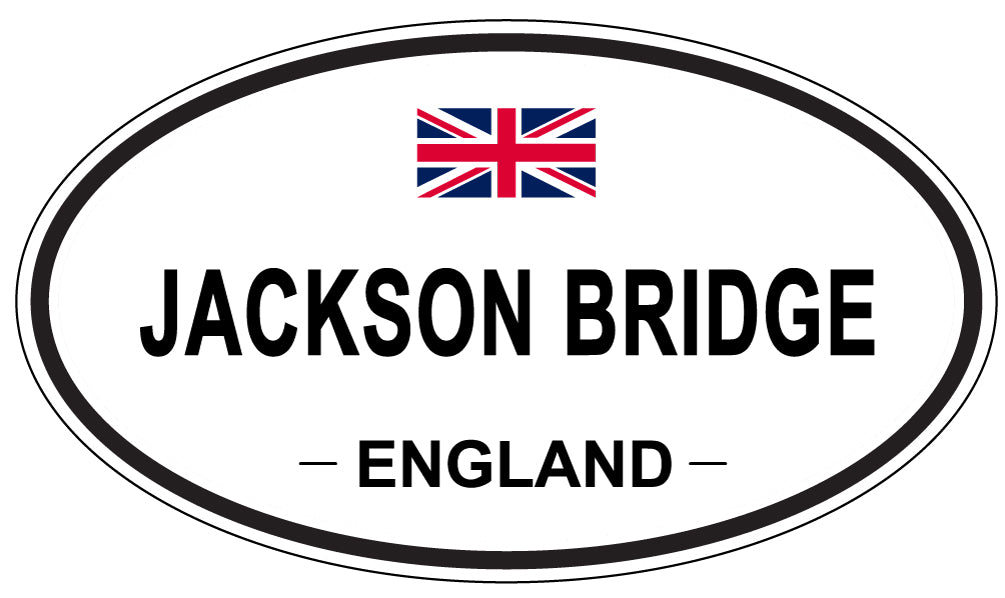 JACKSON BRIDGE, England - Oval Magnet