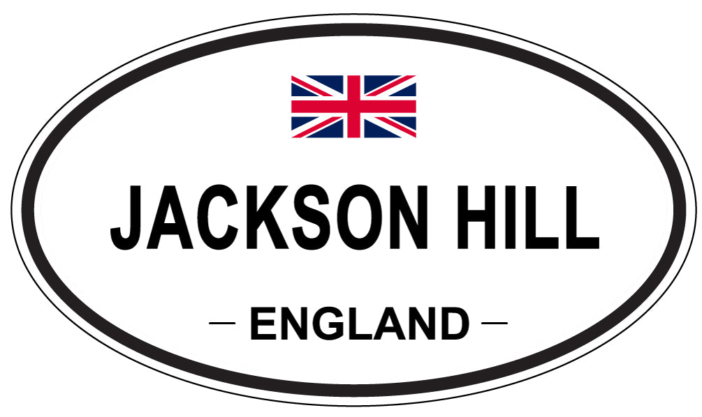 JACKSON HILL, England - Oval Magnet