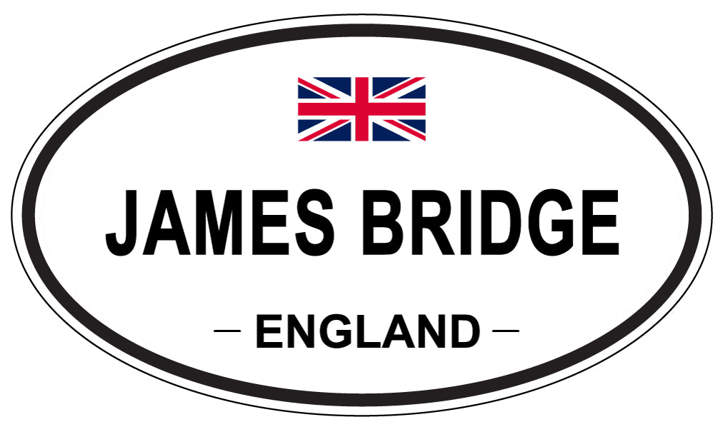 JAMES BRIDGE, England - Oval Magnet