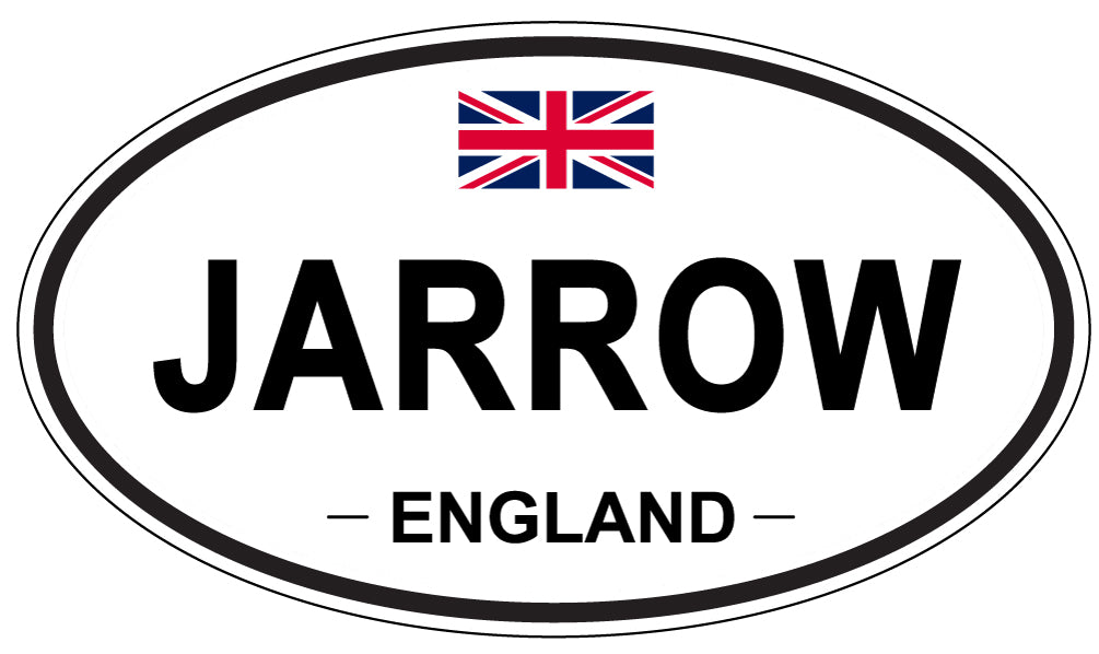 JARROW, ENGLAND - Oval Sticker