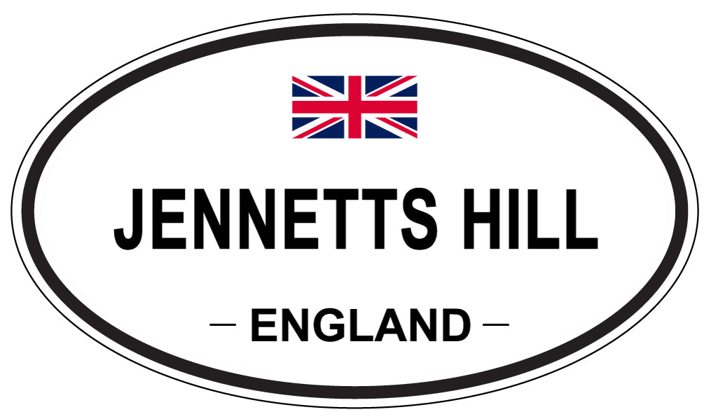 JENNETTS HILL, England - Oval Magnet