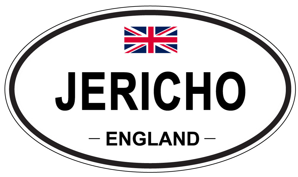 JERICHO, England - Oval Magnet