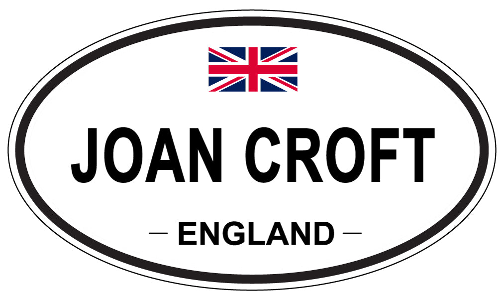 JOAN CROFT, England - Oval Magnet
