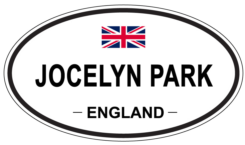 JOCELYN PARK, ENGLAND - Oval Sticker
