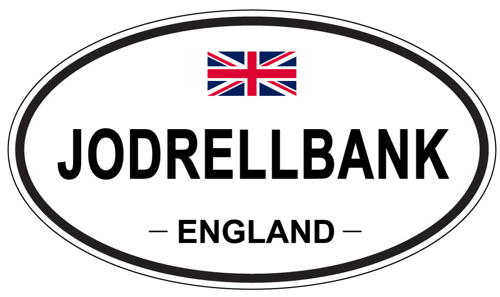 JODRELLBANK, ENGLAND - Oval Sticker