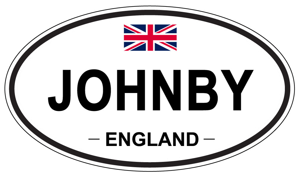 JOHNBY, England - Oval Magnet