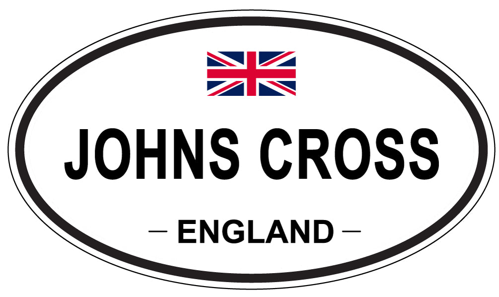 JOHNS CROSS, England - Oval Magnet