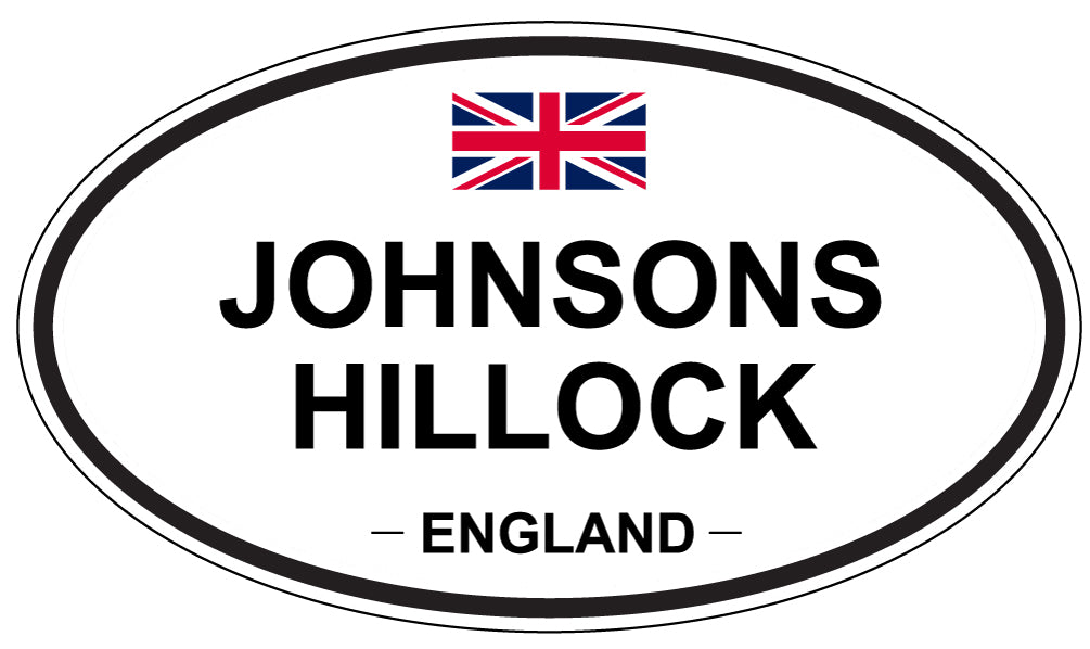 JOHNSONS HILLOCK, England - Oval Magnet