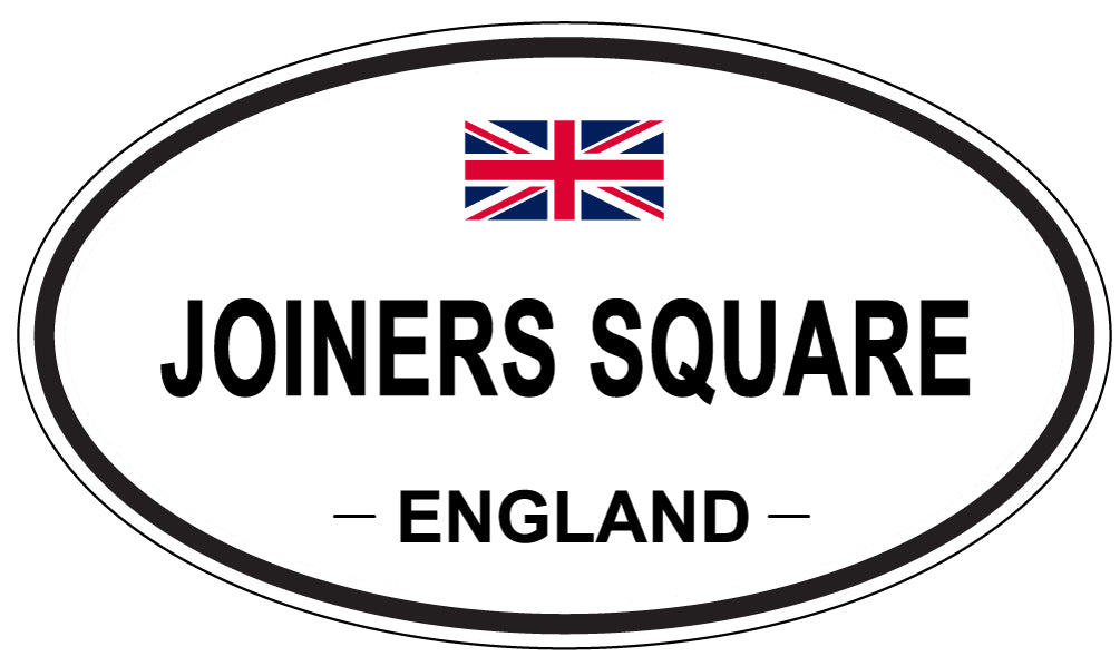 JOINERS SQUARE, England - Oval Magnet