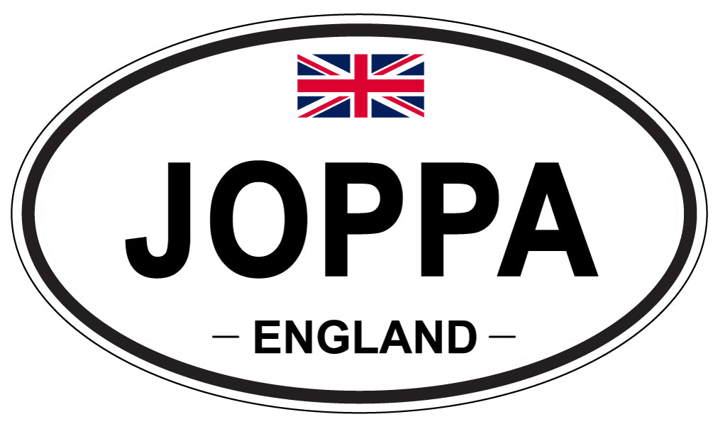 JOPPA, ENGLAND - Oval Sticker