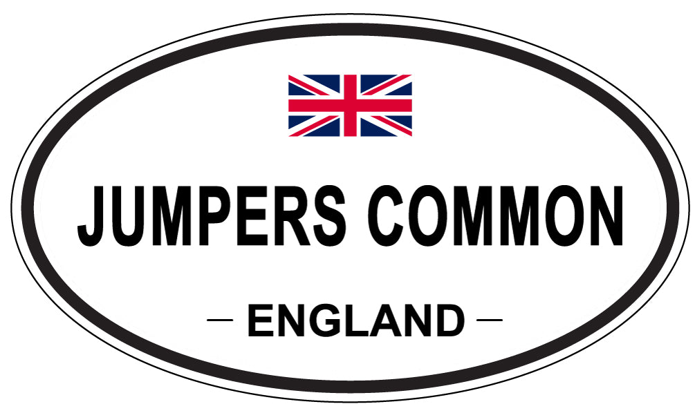 JUMPERS COMMON, ENGLAND - Oval Sticker