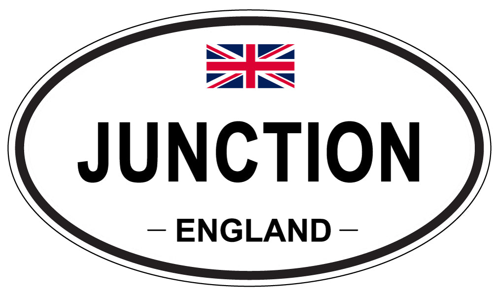 JUNCTION, England - Oval Magnet