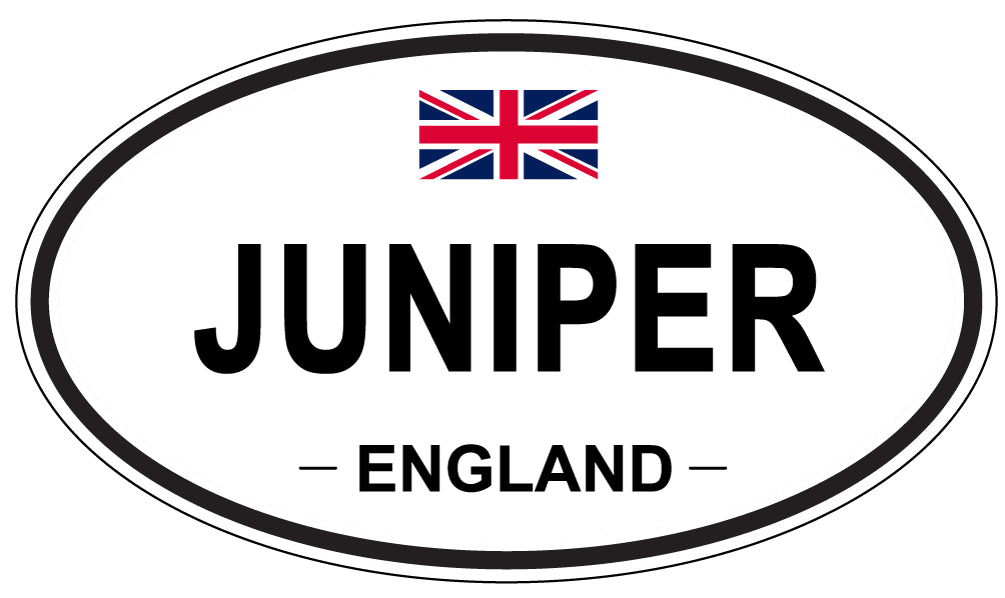 JUNIPER, England - Oval Magnet