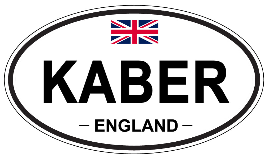 KABER, England - Oval Magnet