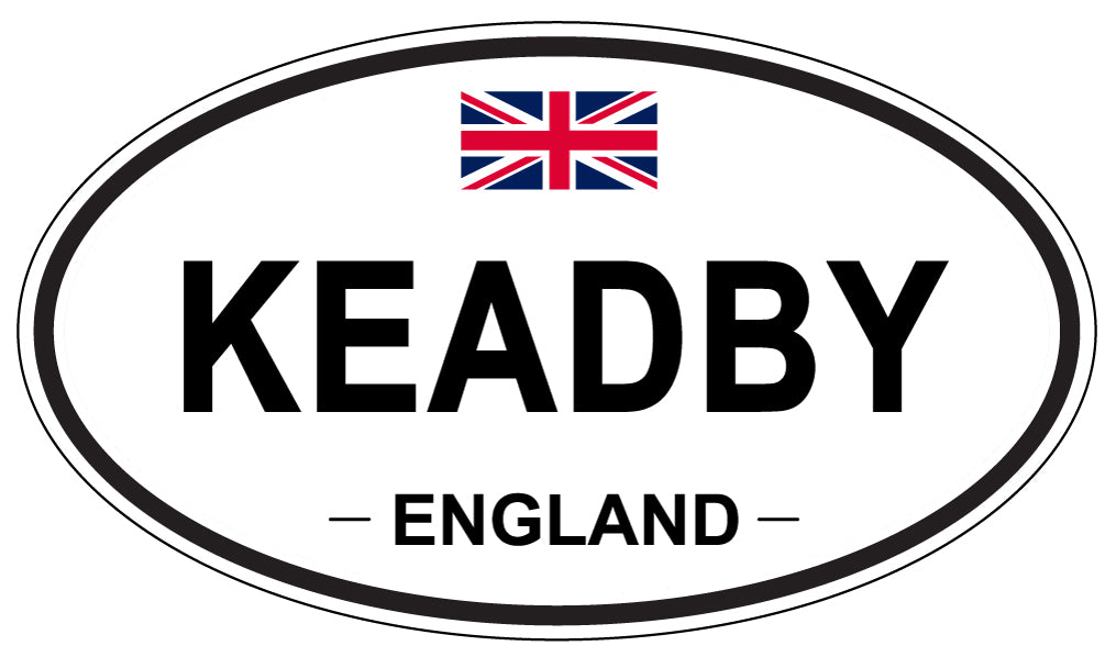KEADBY, England - Oval Magnet