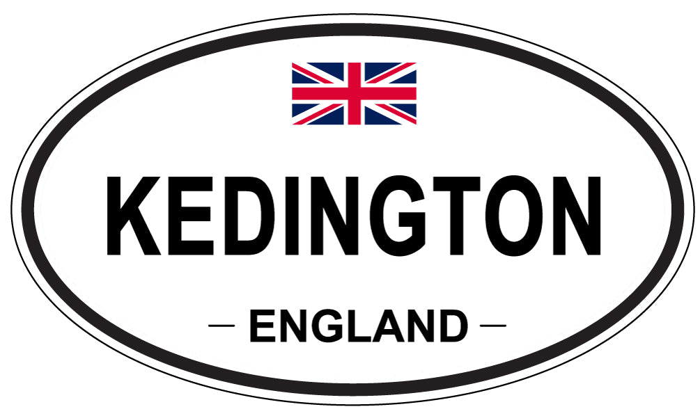 KEDINGTON, England - Oval Magnet