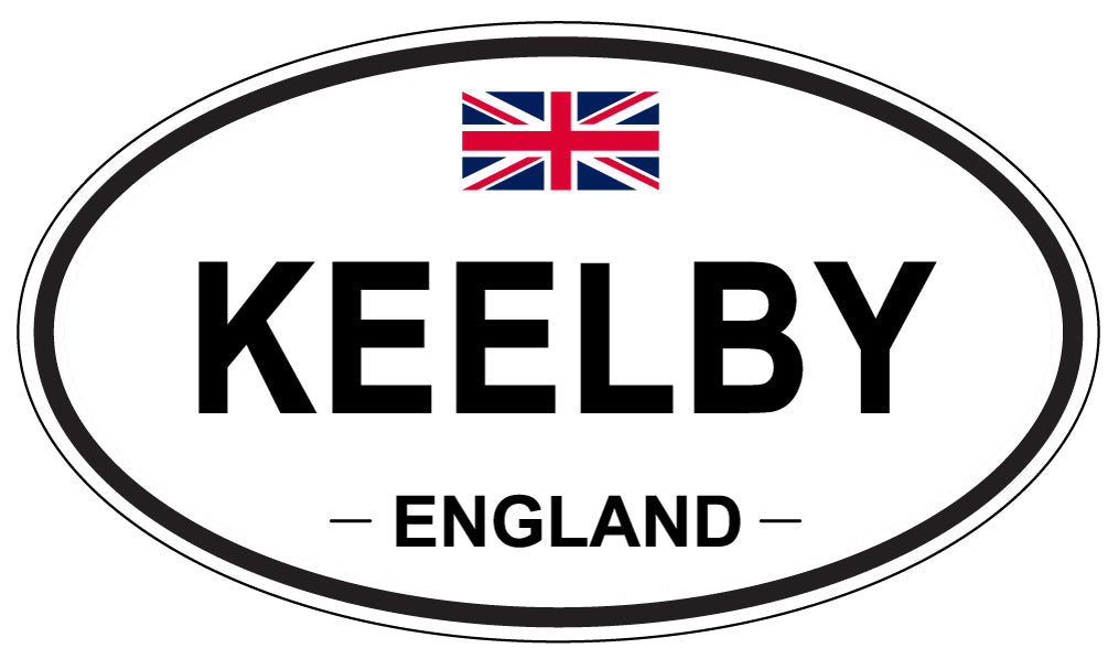 KEELBY, England - Oval Magnet