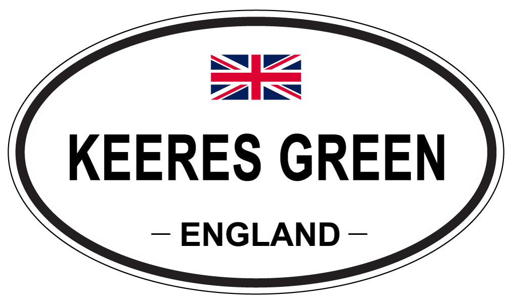 KEERES GREEN, ENGLAND - Oval Sticker