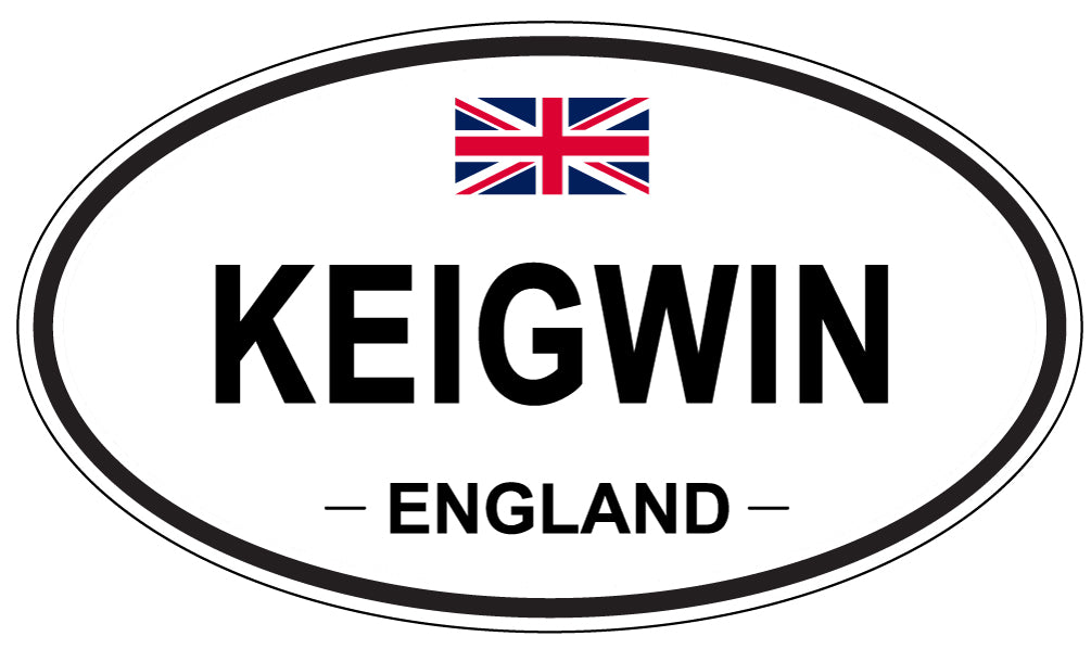 KEIGWIN, ENGLAND - Oval Sticker