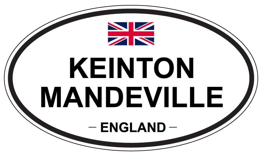 KEINTON MANDEVILLE, England - Oval Magnet