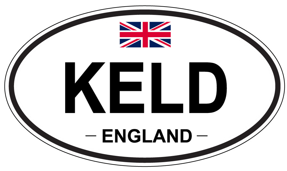 KELD, ENGLAND - Oval Sticker