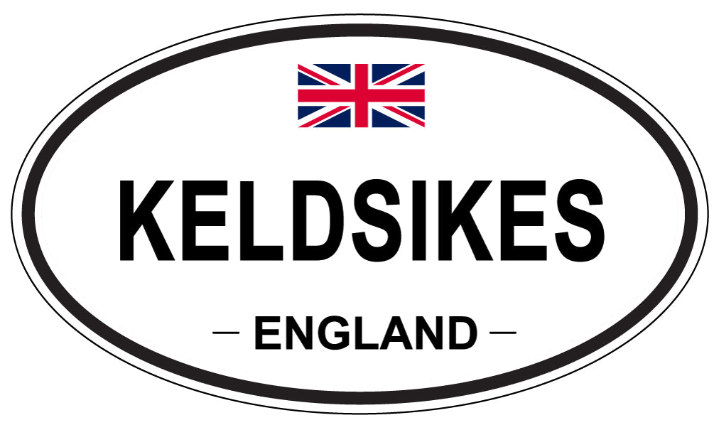 KELDSIKES, England - Oval Magnet
