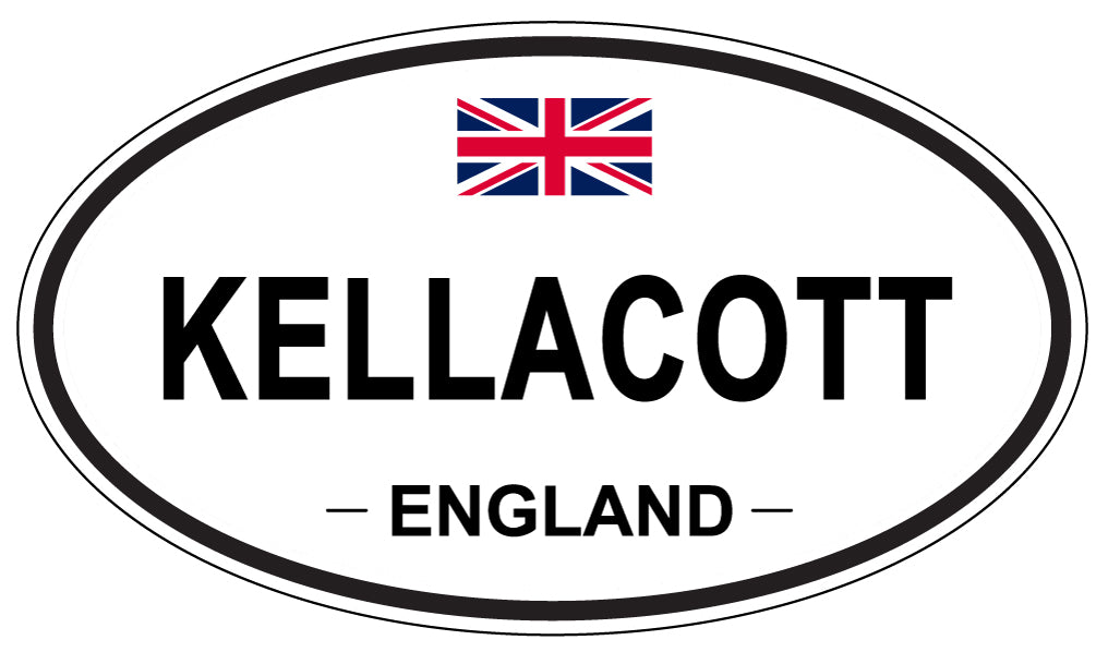 KELLACOTT, England - Oval Magnet