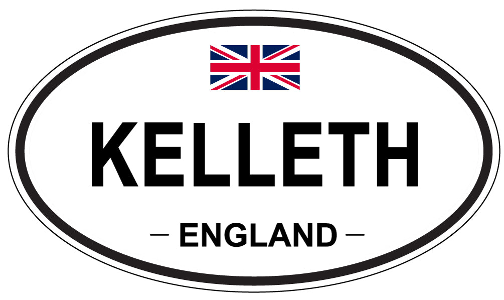 KELLETH, ENGLAND - Oval Sticker