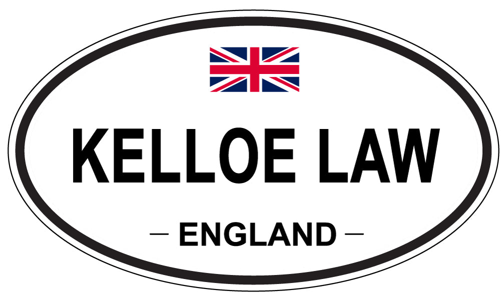 KELLOE LAW, England - Oval Magnet