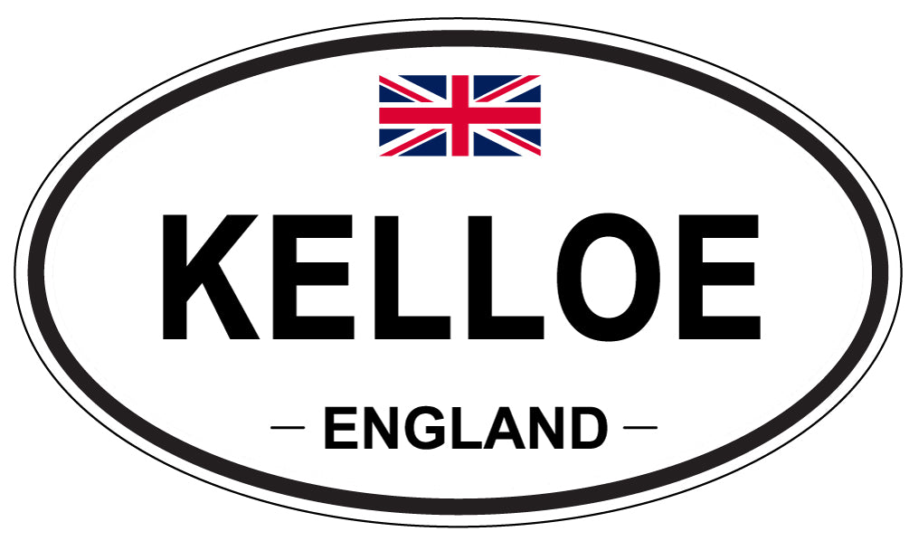 KELLOE, England - Oval Magnet