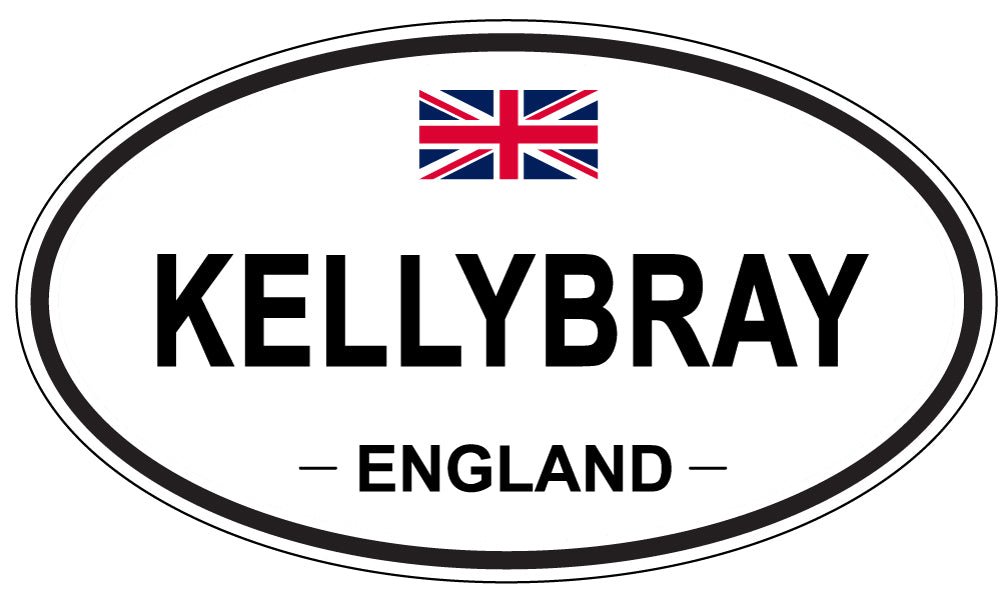 KELLYBRAY, ENGLAND - Oval Sticker