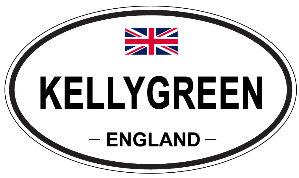 KELLYGREEN, ENGLAND - Oval Sticker