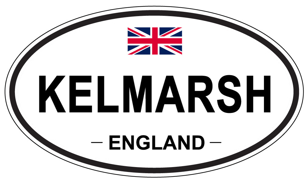 KELMARSH, England - Oval Magnet