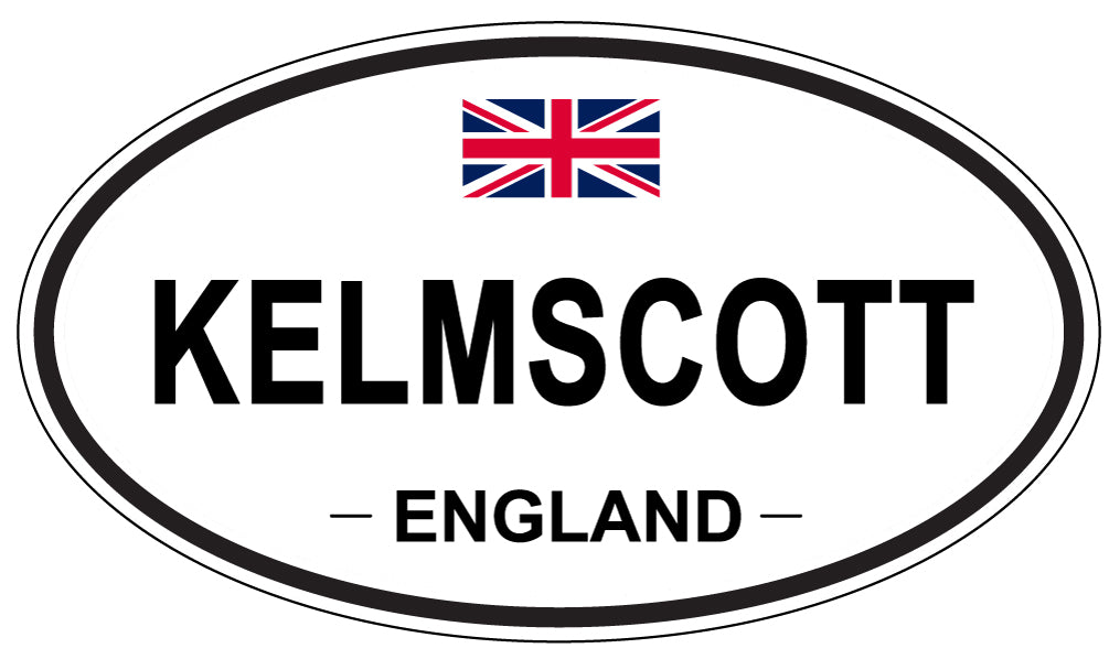 KELMSCOTT, England - Oval Magnet
