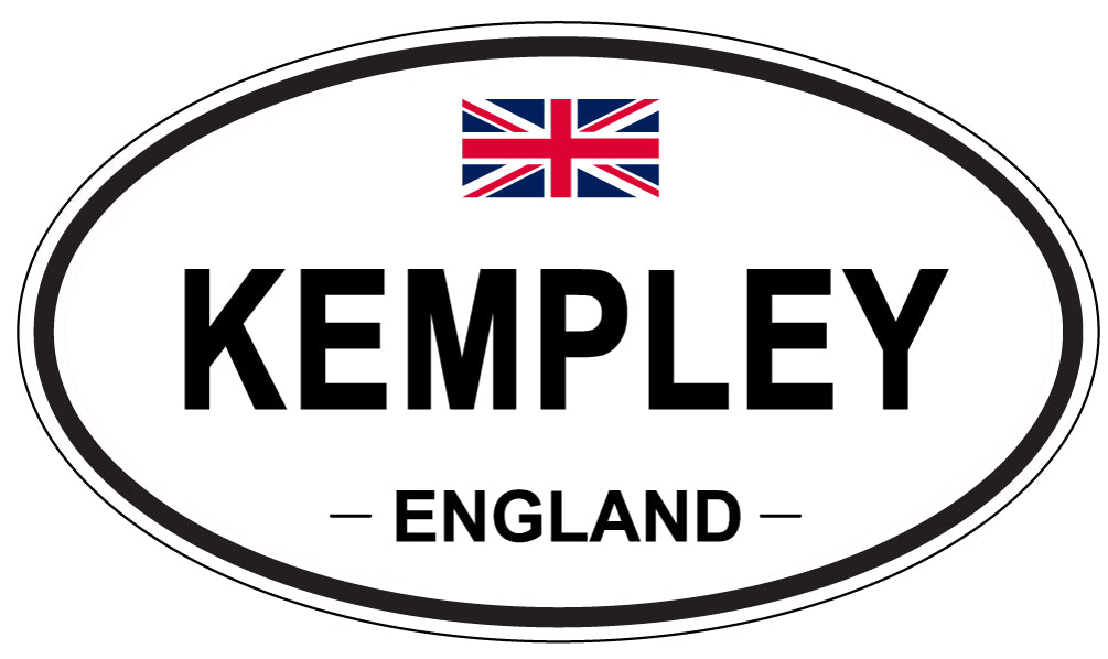 KEMPLEY, England - Oval Magnet