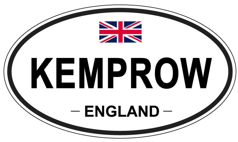 KEMPROW, England - Oval Magnet