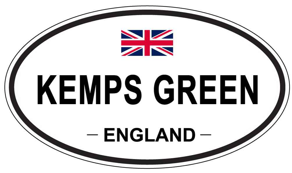 KEMPS GREEN, ENGLAND - Oval Sticker