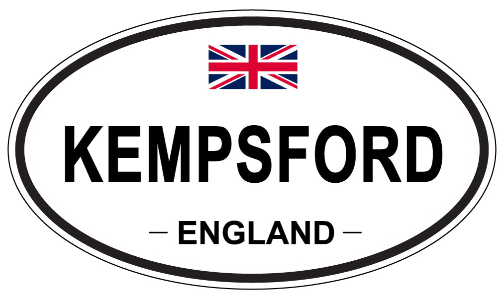 KEMPSFORD, England - Oval Magnet