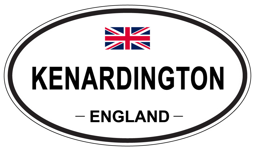 KENARDINGTON, England - Oval Magnet